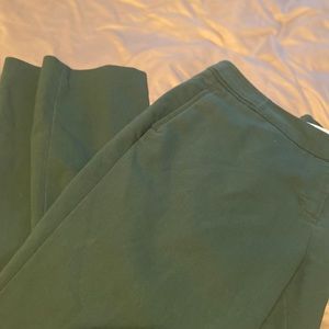 Dark green trousers
